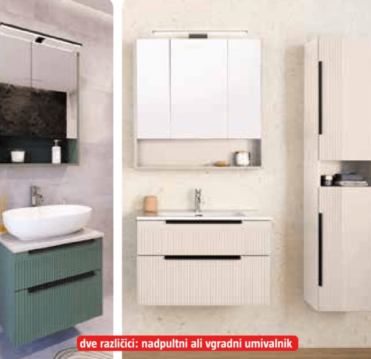 Kopalniško pohištvo 'Miriad' Omarica z ogledalom - Akcija v trgovini Bauhaus