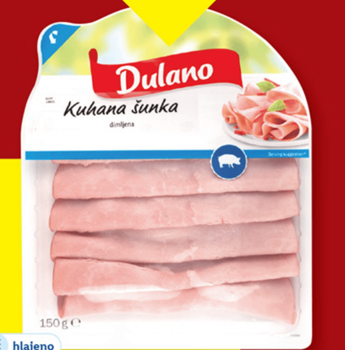 Dulano Kuhana šunka 150 g - Akcija v trgovini Lidl
