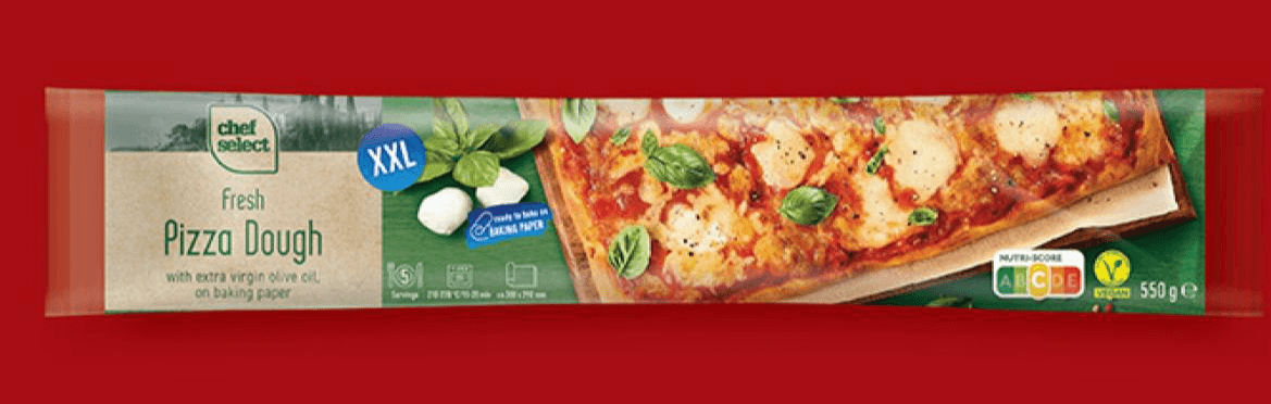 Chef Select sveže testo za pico 550 g Akcija v trgovini Lidl