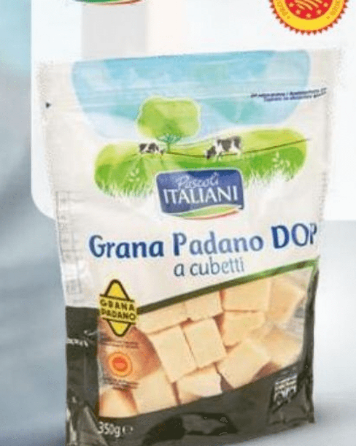 Grana Padano DOP, v kockah 350 g - Akcija v trgovini Eurospin