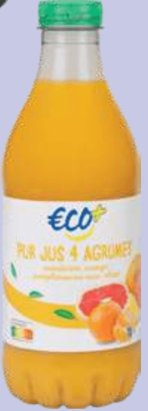 Sadni sok s štirimi agrumi 1 l ECO+ Akcija v trgovini E.Leclerc