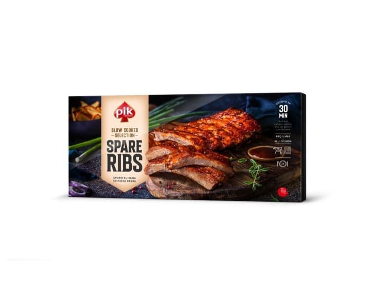 Svinjska marinirana rebra grill Pik Akcija v trgovini Mercator