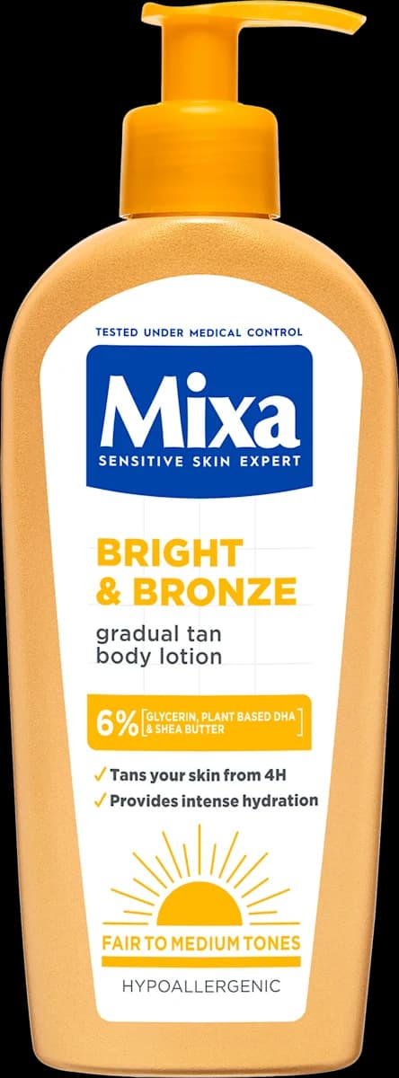 Mixa Bright & Bronze samoporjavitveni losjon 250 ml Akcija v trgovini Dm