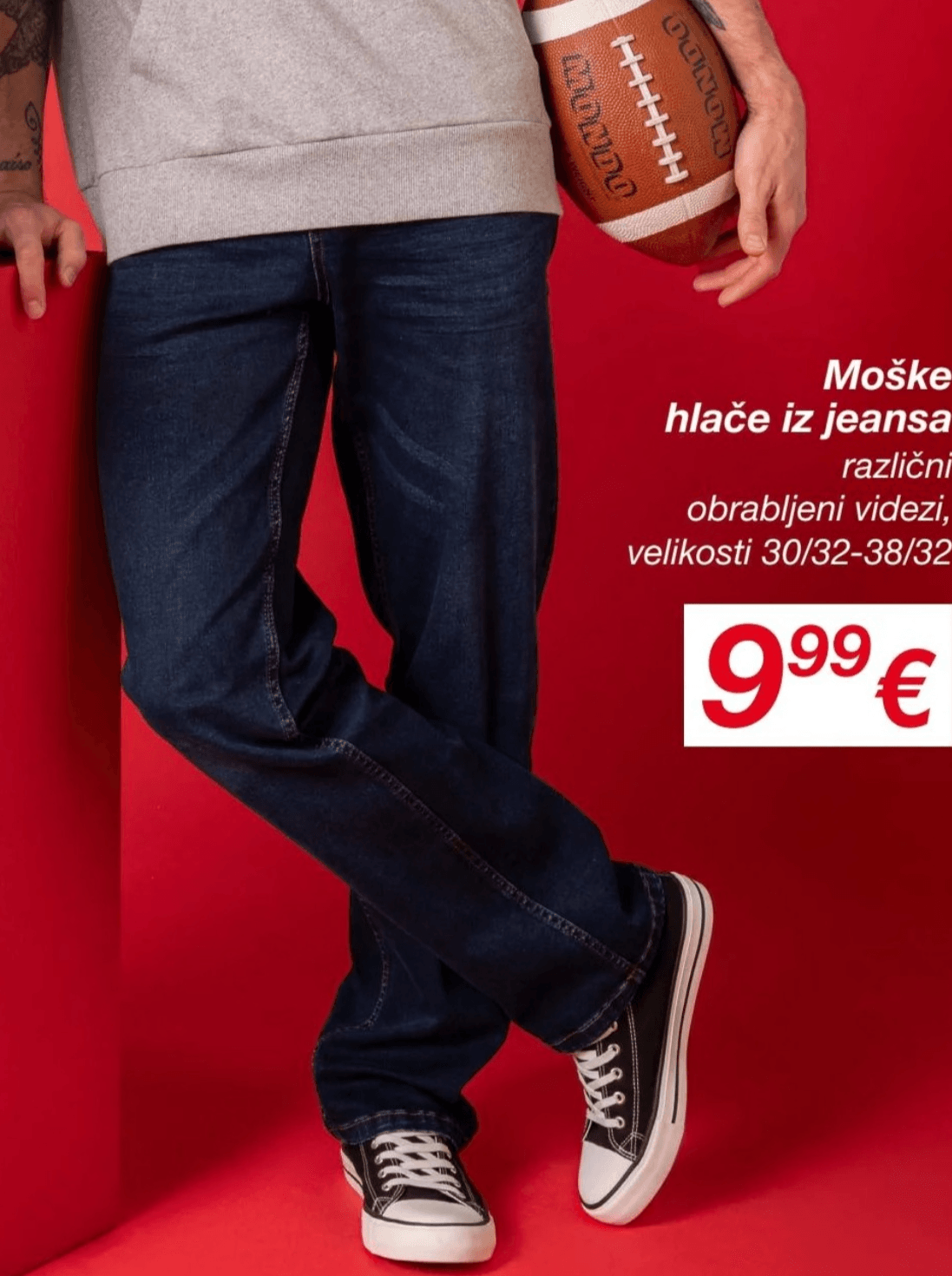 Moške hlače iz jeansa - Akcija v trgovini Kik