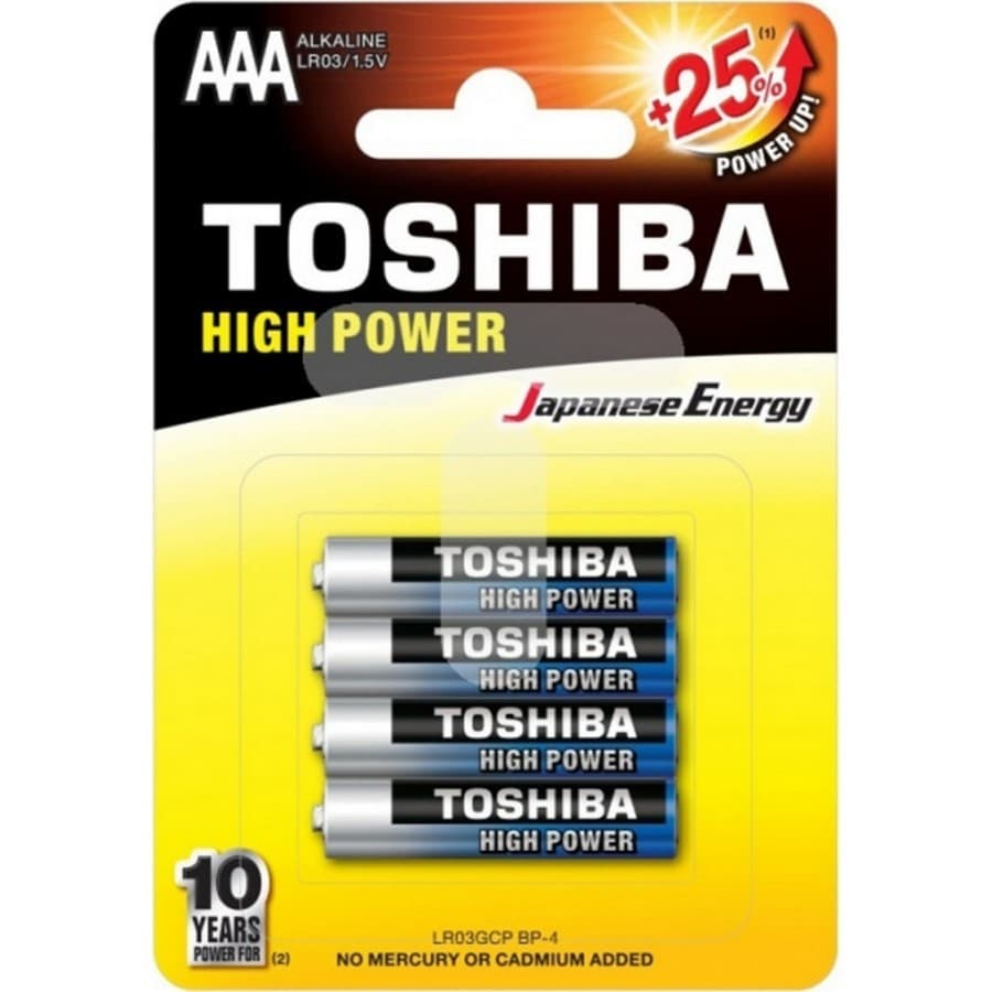 Baterija Toshiba High Power 4/1 Akcija v trgovini Jager