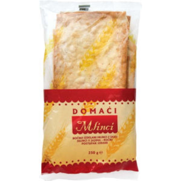 Domači mlinci Mlinotest 250 g Akcija v trgovini E.Leclerc