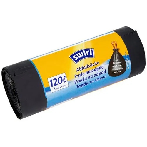 Swirl vrečke za odpadke 120 l, 8 kosov Akcija v trgovini Bauhaus