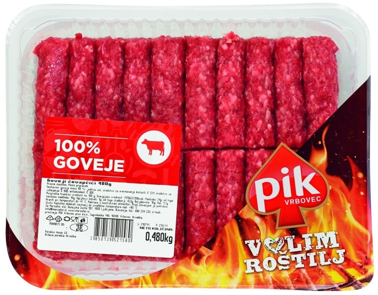 Čevapčiči Pik 480 g Pik Vrbovec Plus - Akcija v trgovini Mercator