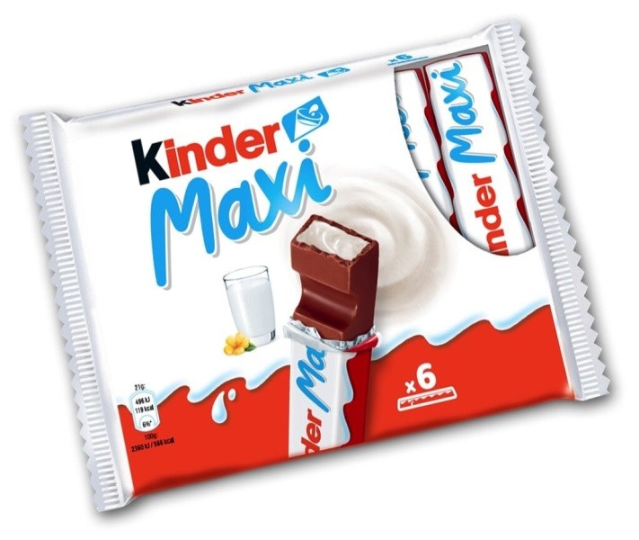 Ferrero Kinder Maxi 126 g Akcija v trgovini Tuš