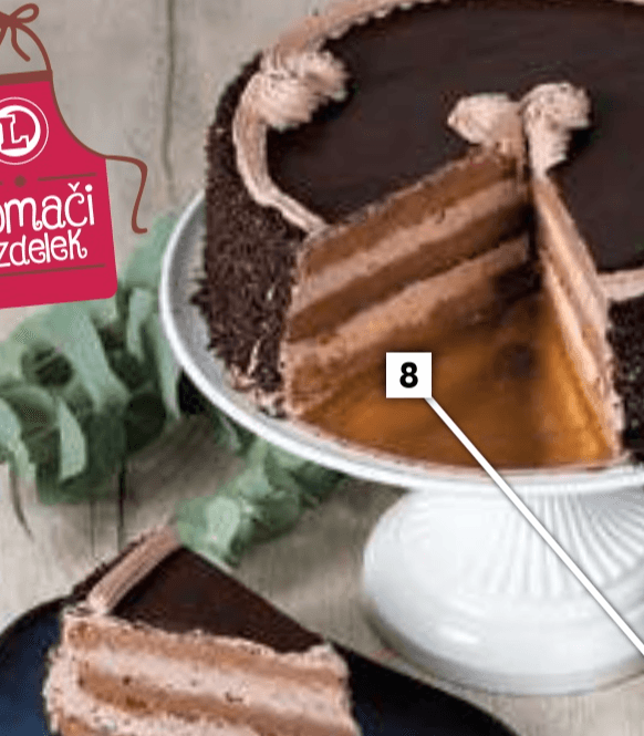 Čokoladna torta 14-16 kosov - Akcija v trgovini E.Leclerc