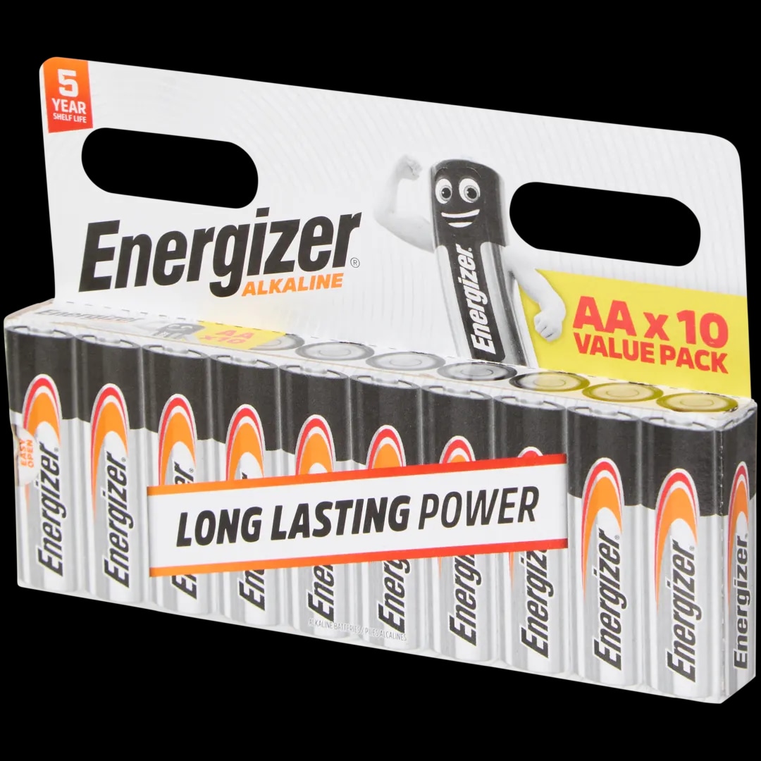Energizer alkalne baterije AA 10 kosov Akcija v trgovini Action
