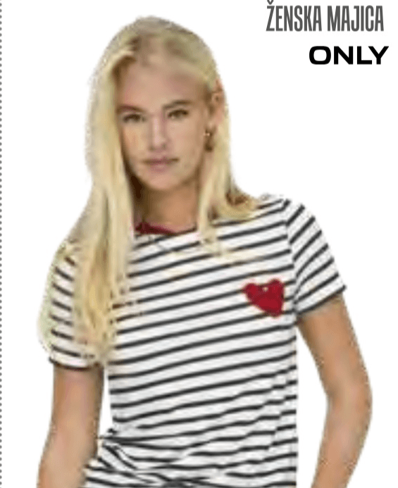 Ženska majica Only - Akcija v trgovini Jager