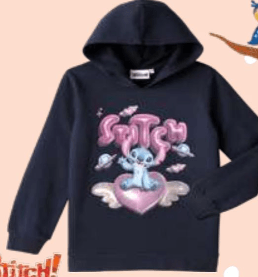 Stitch dekliški pulover Akcija v trgovini E.Leclerc
