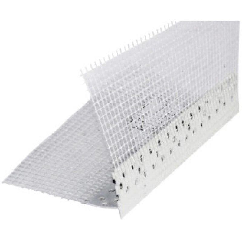 PVC odkapni profil z mrežico 2,5 m Akcija v trgovini Bauhaus
