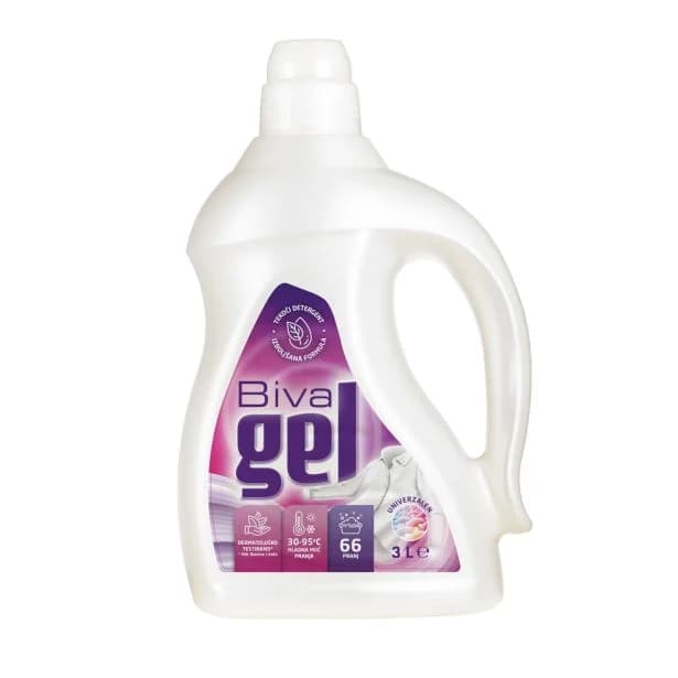 Detergent za pranje perila Biva Power Gel Univerzal 3 l Akcija v trgovini Merkur