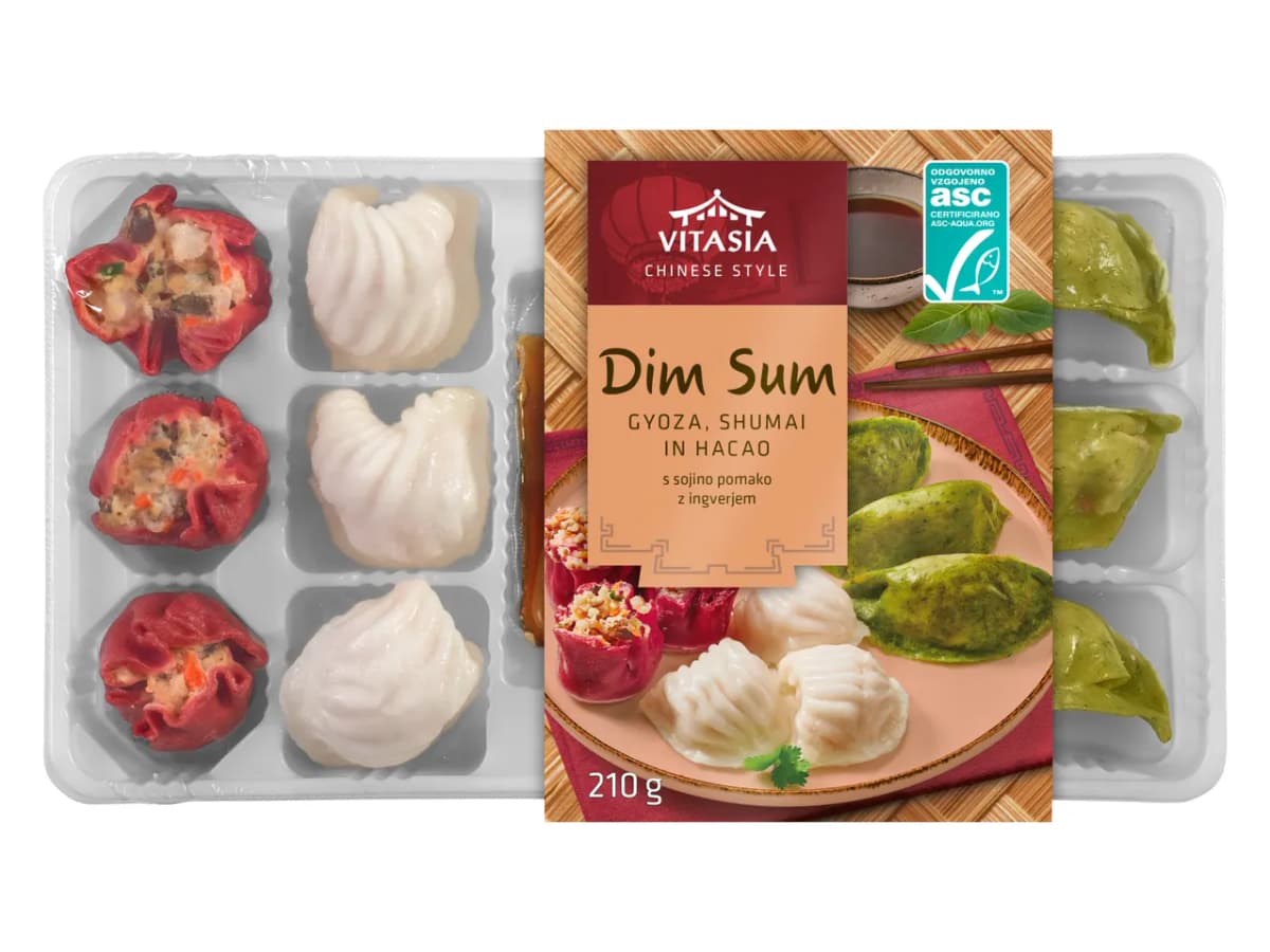 Vitasia izbor cmočkov „Dim Sum" 210 g Akcija v trgovini Lidl