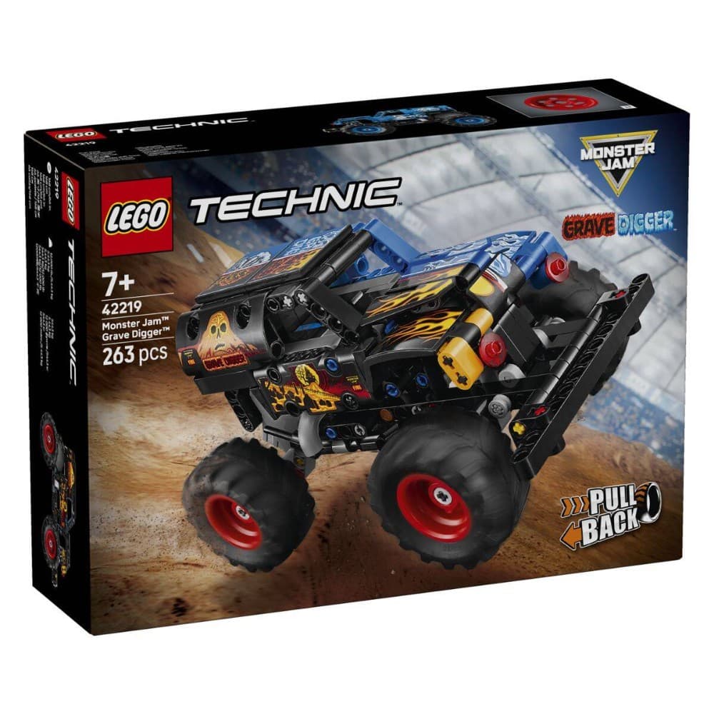 LEGO MONSTER JAM™ GRAVE DIGGER™ OGENJ IN LED Akcija v trgovini Mueller