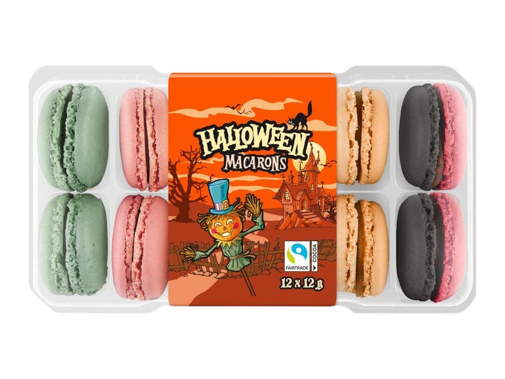 HALLOWEEN Sveži makroni 144 g Akcija v trgovini Lidl
