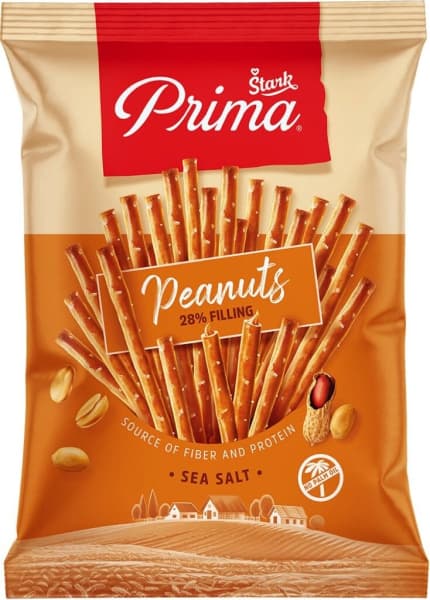 Prima palčke slane z arašidi 100 g Akcija v trgovini Mercator