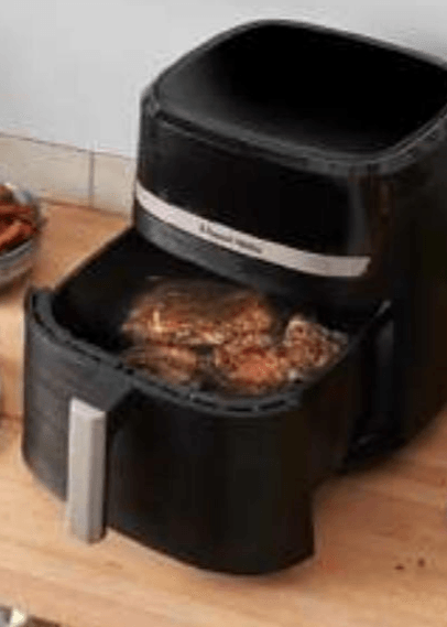 Russell Hobbs Satisfry Air 8.3L Air Fryer Black and Champagne 27630-56 zračni cvrtnik Akcija v trgovini E.Leclerc