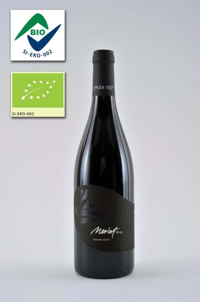 Pasji Rep kakovostno vino ZGP Merlot Breg 0,75 l Akcija v trgovini E.Leclerc