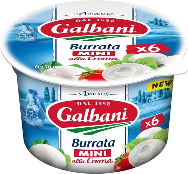 Sir Burrata Mini 180 g Galbani - Akcija v trgovini Spar
