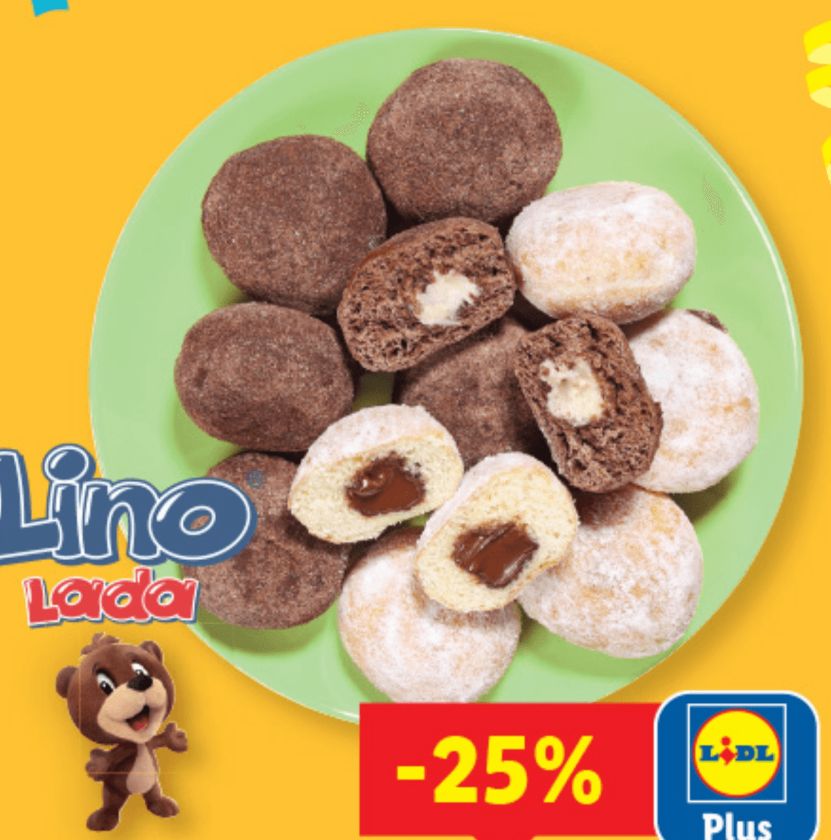 Lino Lada mini krof 25 g Akcija v trgovini Lidl