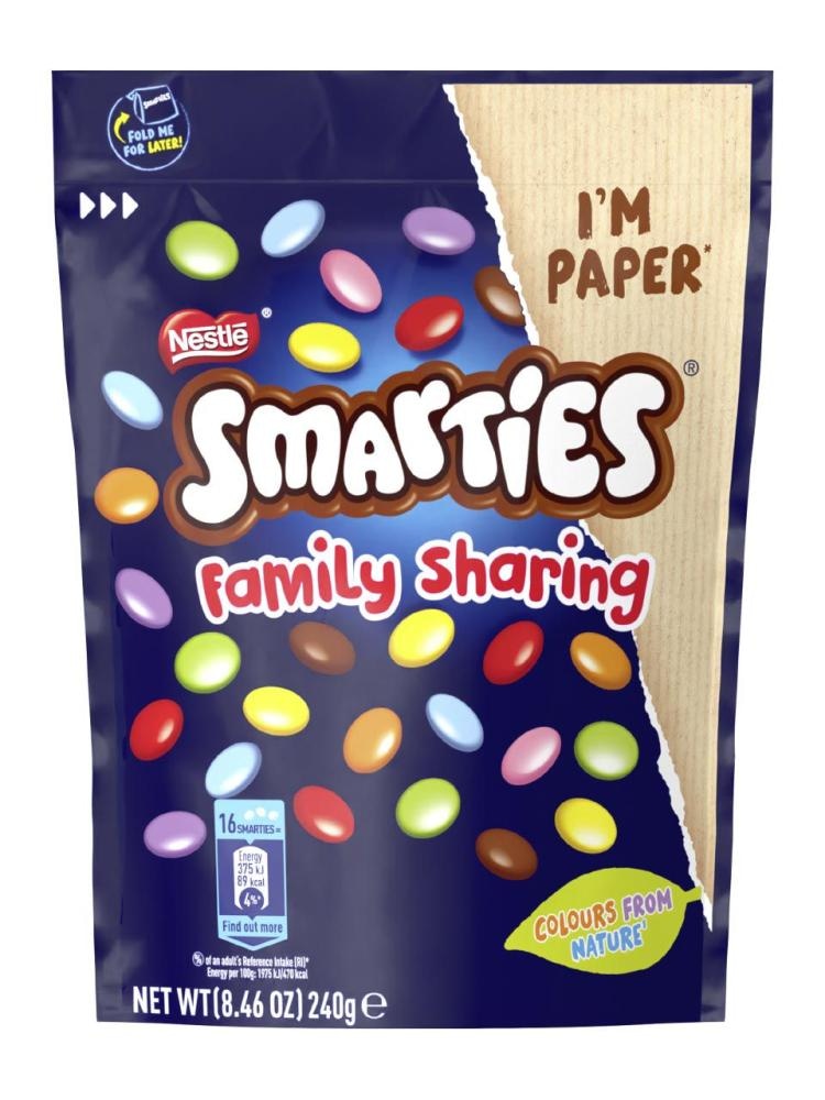 SMARTIES Family Sharing čokoladni bonboni 240 g - Akcija v trgovini Regal Shop