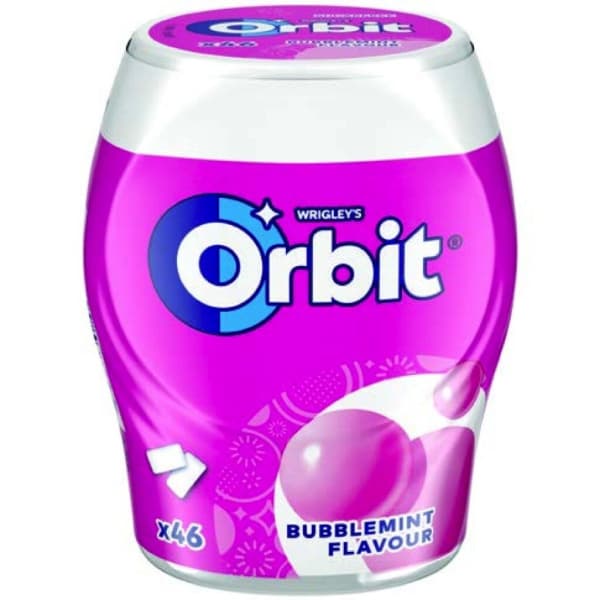 Žvečilni gumi Bubblemint 64 g Orbit Akcija v trgovini Spar
