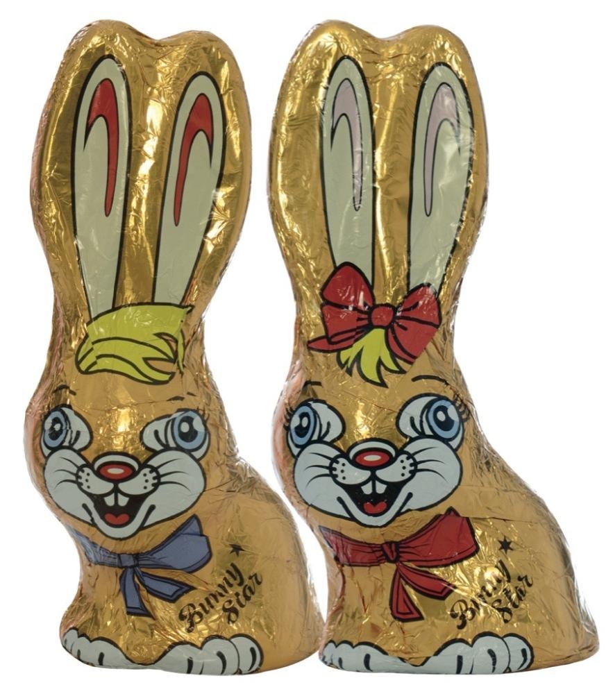 Kakavova figura sedeči zajček Bunny star 80 g - Akcija v trgovini Spar