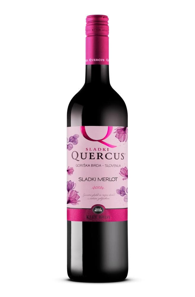 Vino Quercus sladki Merlot Klet Brda 0,75 l Akcija v trgovini Spar