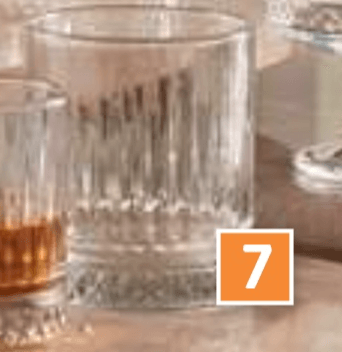 Set kozarcev za vodo 4/1 - Akcija v trgovini E.Leclerc