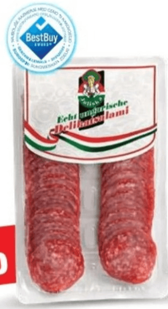 Delikatesna klobasa 80 g Akcija v trgovini Eurospin