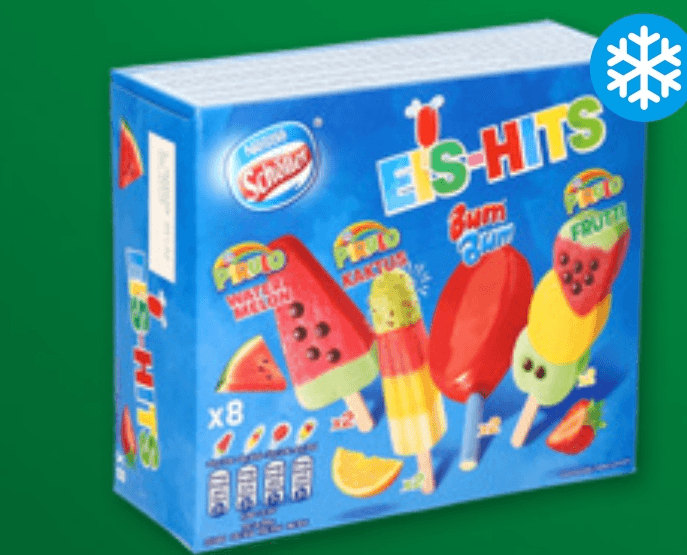 Sladoled Eis Hits Nestlé 8 x 65 ml Akcija v trgovini Spar