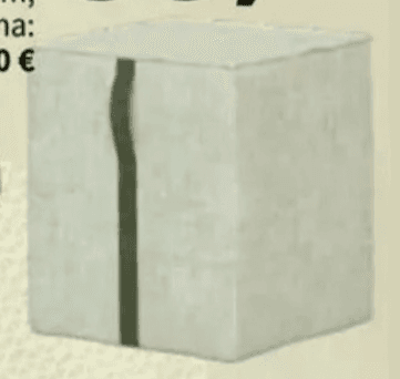 Forma tabure 40 x 40 x 45 cm Akcija v trgovini Prima