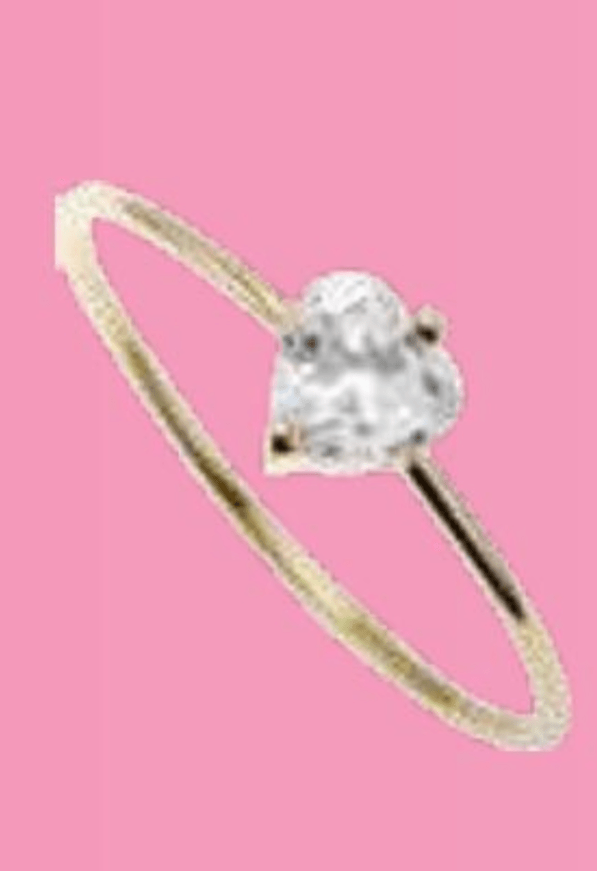 Prstan s cirkonijevim oksidom - Akcija v trgovini E.Leclerc