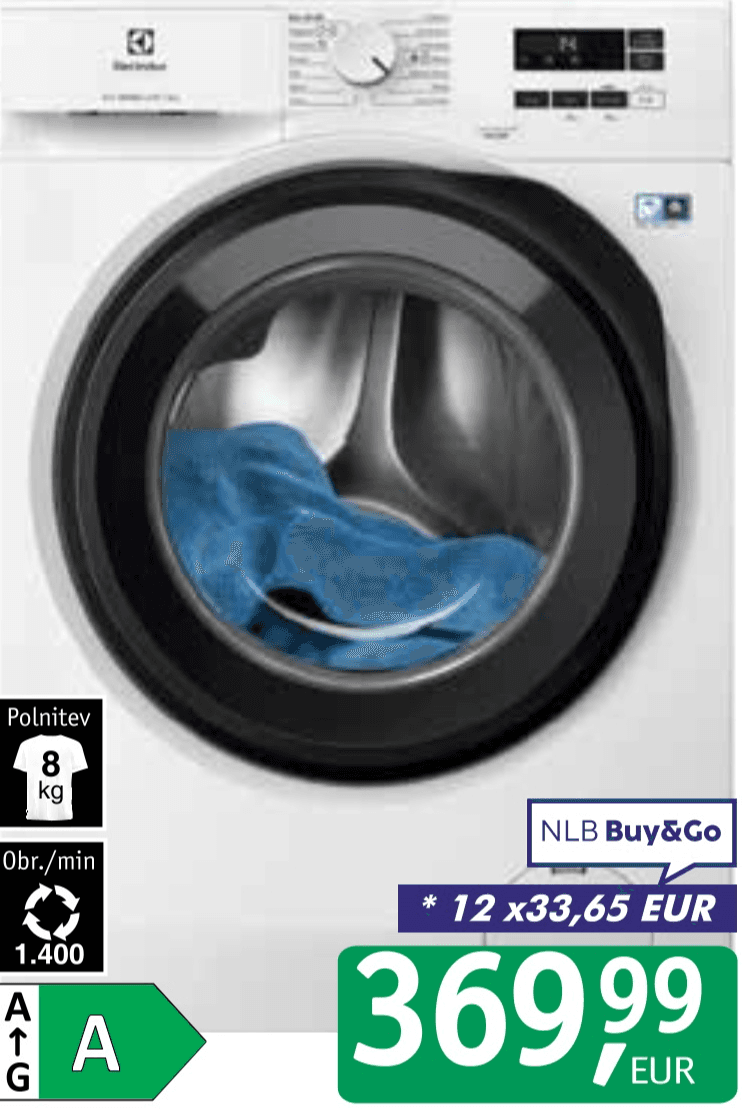 Pralni stroj Electrolux EW6F1482EE Akcija v trgovini Jager