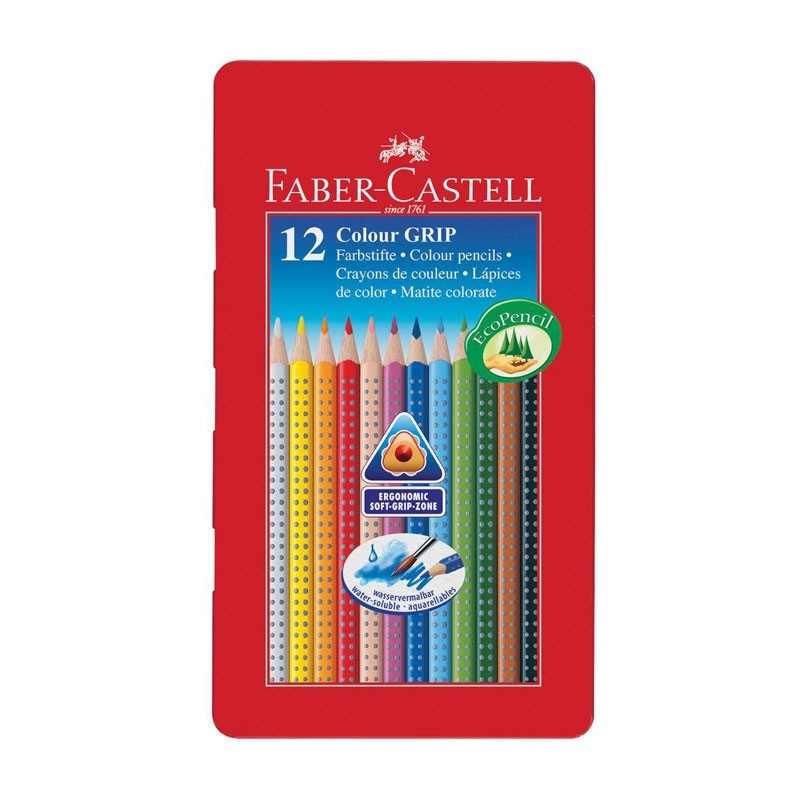 Faber-Castell Color Grip lesene barvice 12 kosov Akcija v trgovini Mueller