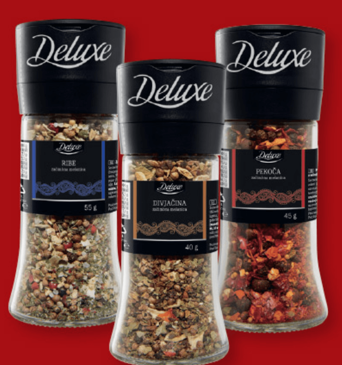 Deluxe Mlinček z začimbami 40-55 g - Akcija v trgovini Lidl