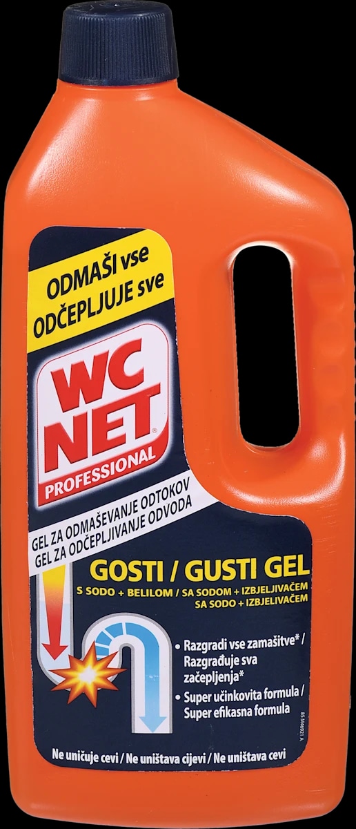 WC NET Professional gel za odmaševanje odtokov 1 l - Akcija v trgovini Dm