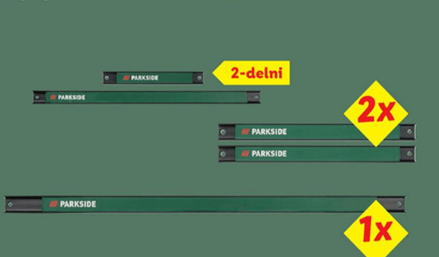 Parkside komplet magnetnih letev 1/2-delni Akcija v trgovini Lidl