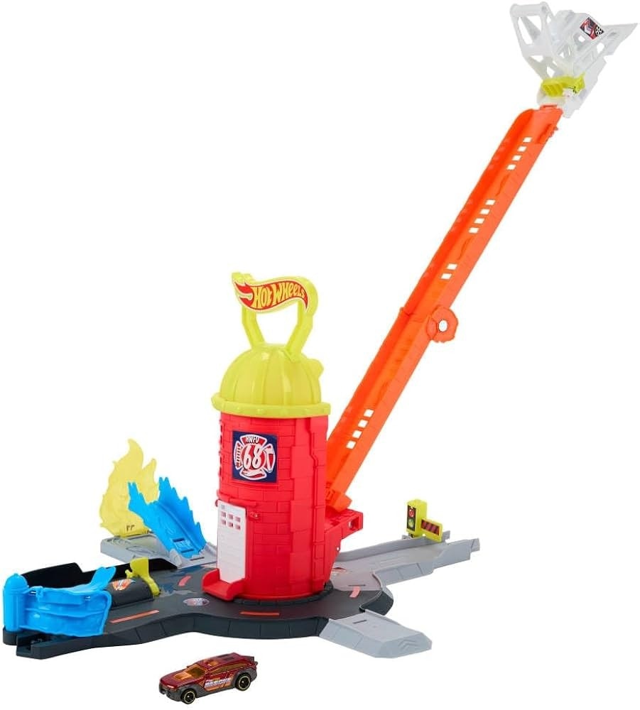 Hot Wheels City gasilska postaja Akcija v trgovini Tedi