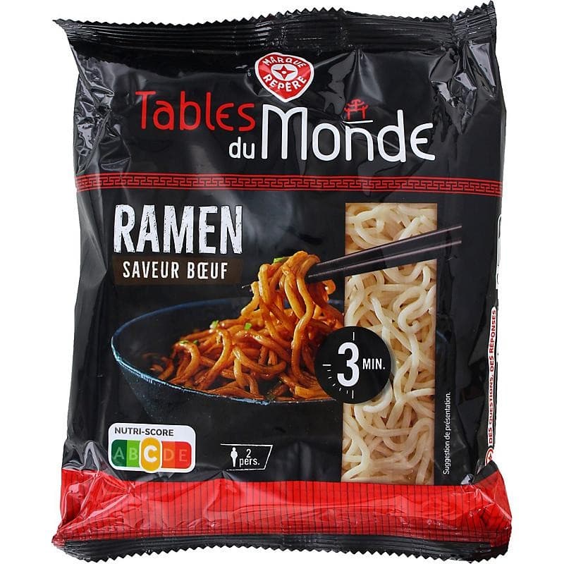 Instant ramen 362 g Tables du Monde Akcija v trgovini E.Leclerc