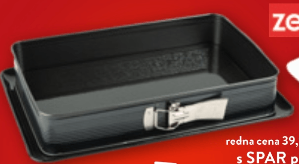 Emajliran pekač in strgalo Zenker - Akcija v trgovini Spar