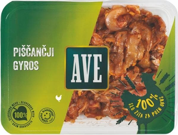 Ave svež piščančji gyros 480 g Akcija v trgovini Lidl