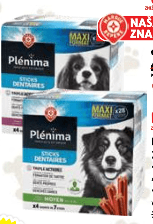 Plenima dentalne palčke 440 g - Akcija v trgovini E.Leclerc