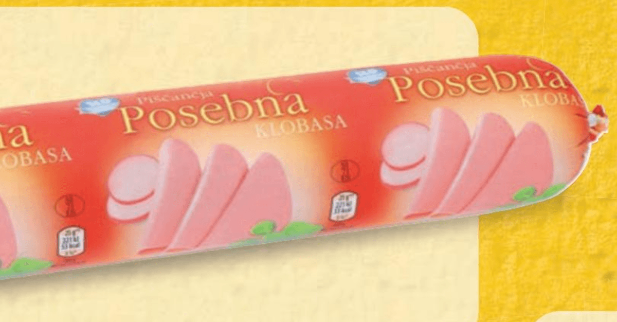 Piščančja posebna klobasa 1000 g Akcija v trgovini Hofer