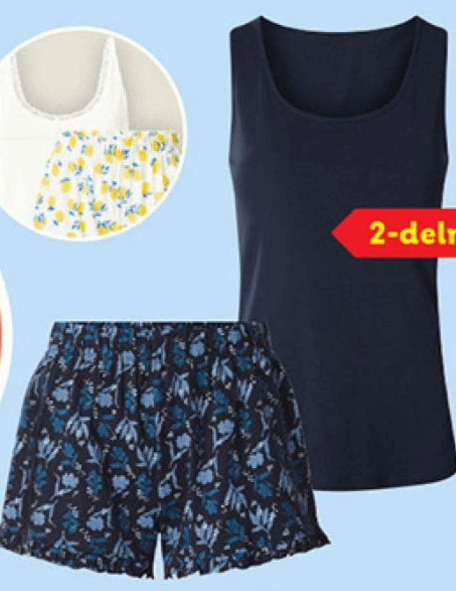 Ženska kratka pižama 2-delni esmara - Akcija v trgovini Lidl