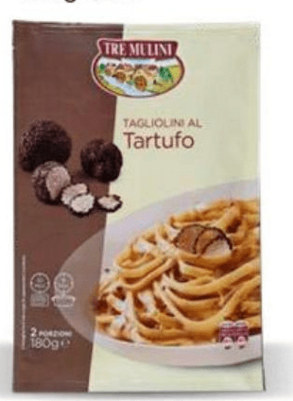 Instant testenine Tagliolini s tartufi 180 g TRE MULINI - Akcija v trgovini Eurospin