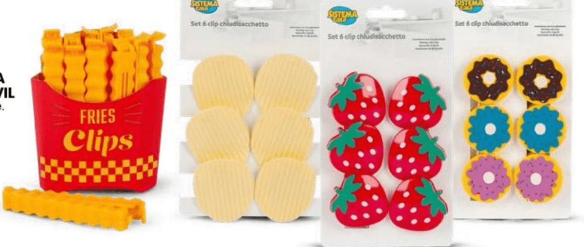 Komplet sponk za shranjevanje živil Sistema Casa 6 kom - Akcija v trgovini Eurospin